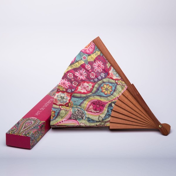 Hand fan BOHEME