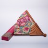 éventail motif fleuri bohème packaging