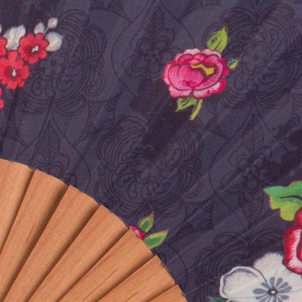 Hand fan HANAMI Noir