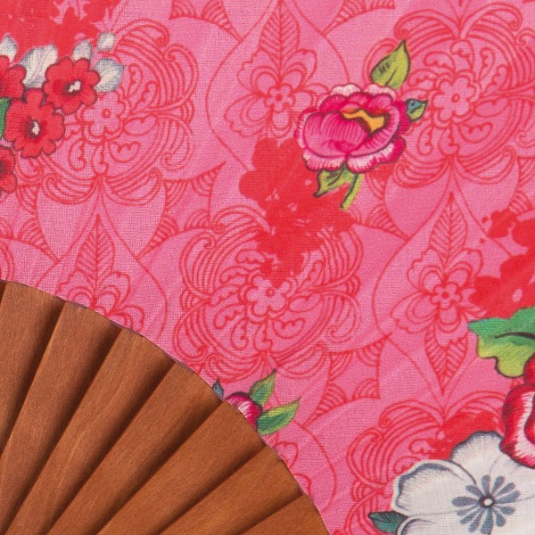 Hand fan HANAMI corail