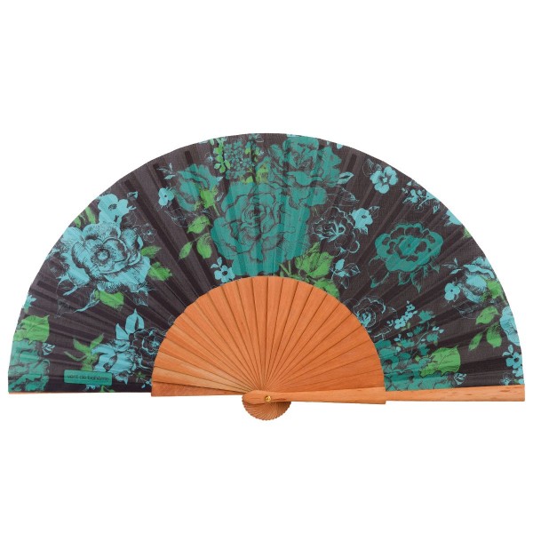 Hand fan AIMI noir