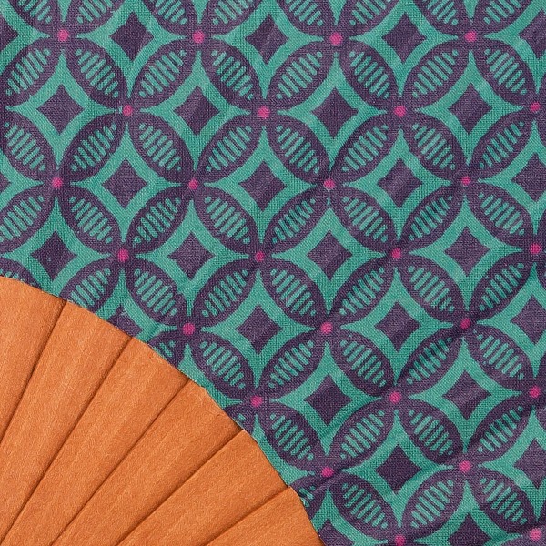 Hand fan BALI nuit