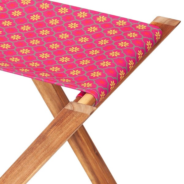 Wooden folding stool ORIENT prune