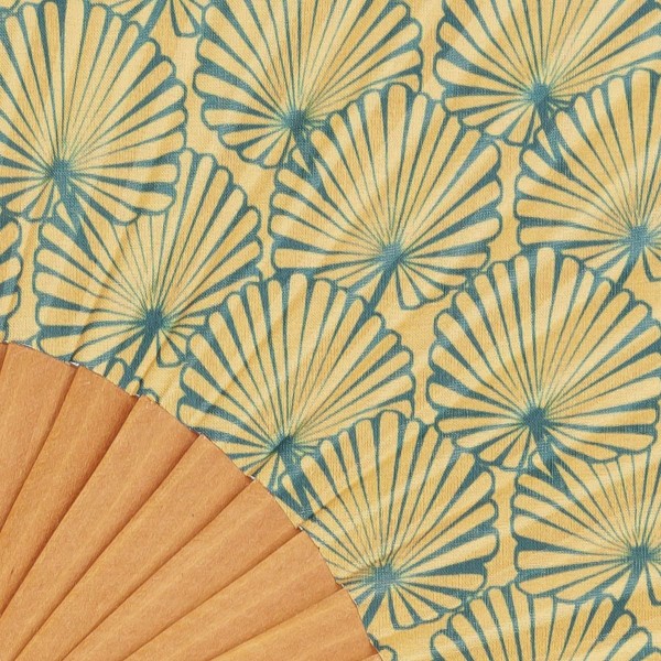 Fans tropicales doradas