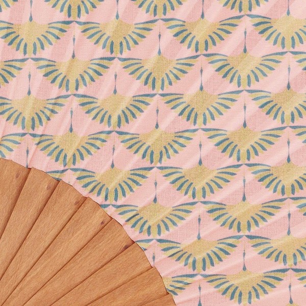 Hand fan BLESS corail