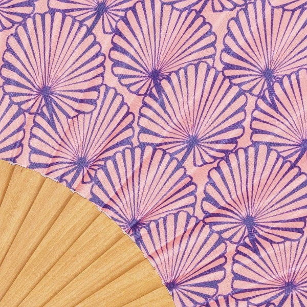 Fans tropicales rosadas