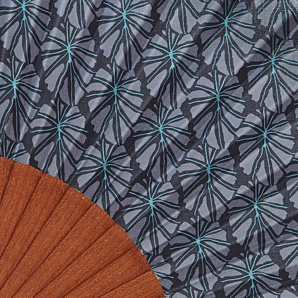 Hand fan MOOREA noir
