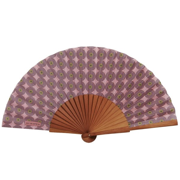 Hand fan HANOI rose