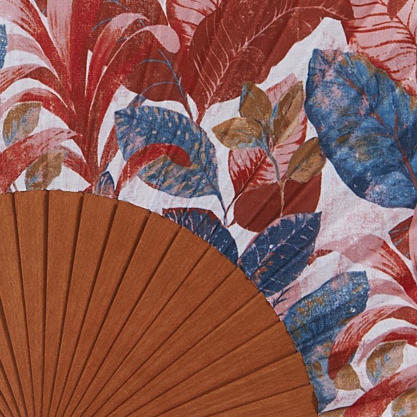 Hand fan WILD brown