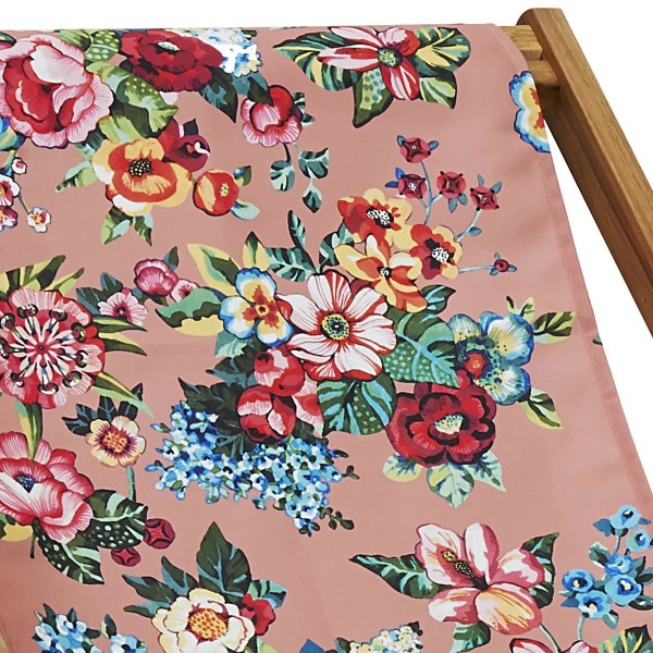 Deckchair canvas SHANTI rose