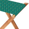 Lienzo para plegable pescador Moorea turquesa