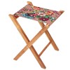Toile pour pliant pêcheur Shanti rose