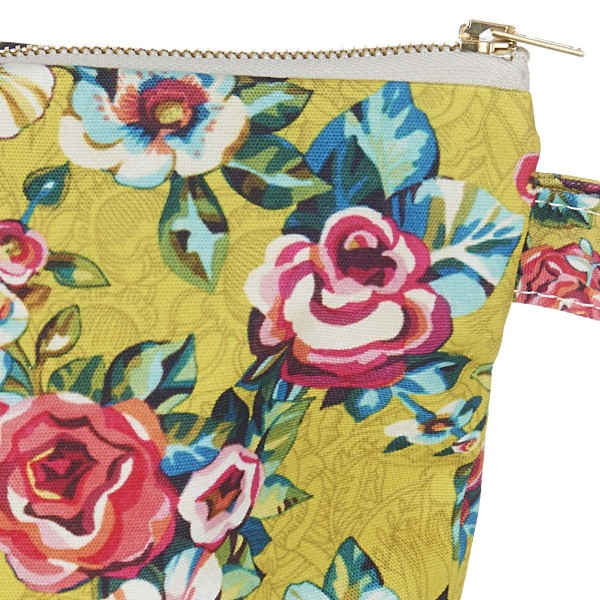 Pouch DEVI yellow 19x28cm