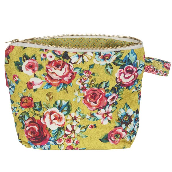 Pouch DEVI yellow 19x28cm