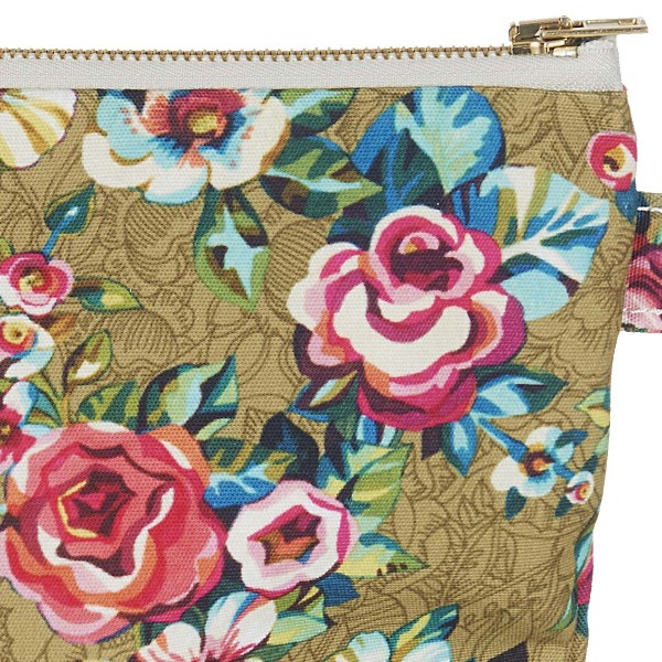 Pouch DEVI brown 19x28cm