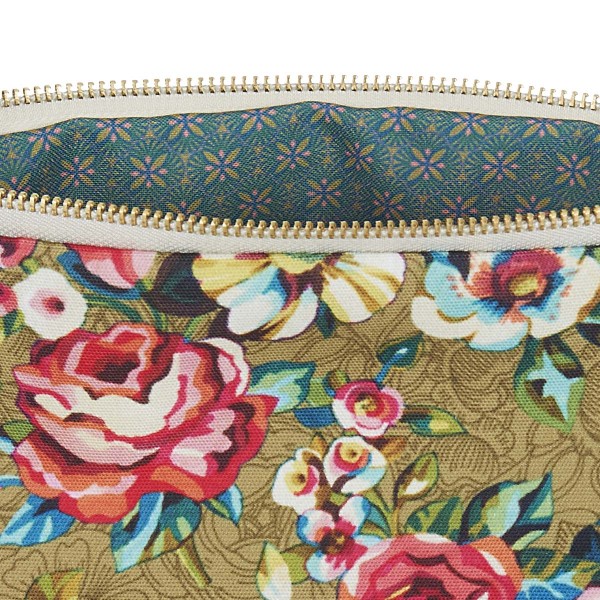 Pouch DEVI brown 19x28cm