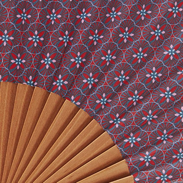Fans de loto rojo