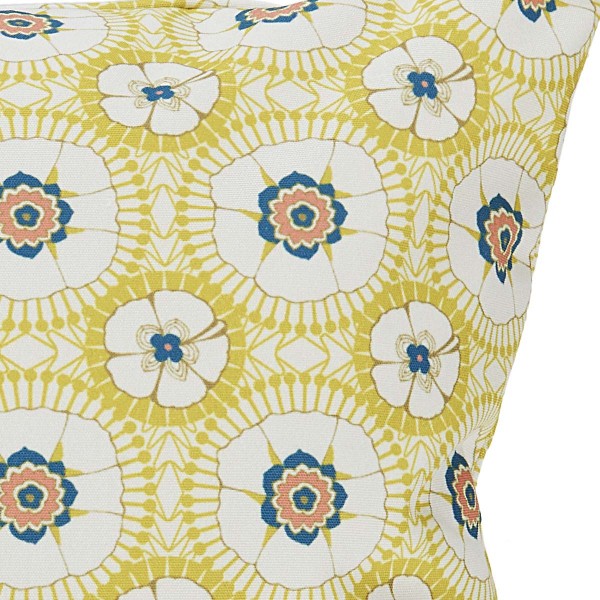 Vuoto da cuscino da esterno giallo