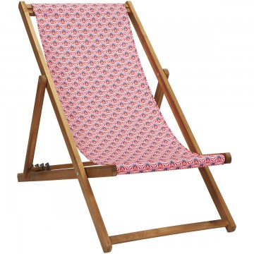 Deckchair canvas NOUR rose 2
