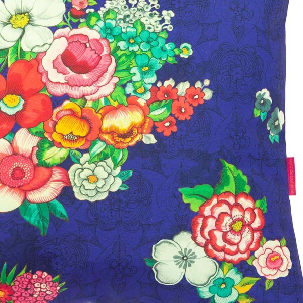 Outdoor cushion cover HANAMI indigo...