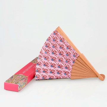 Hand fan NOUR rose 2