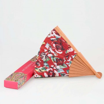 Eventail RITA rouge 2