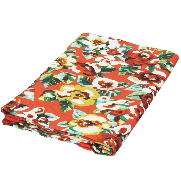 Cotton tablecloth RITA red 140x235