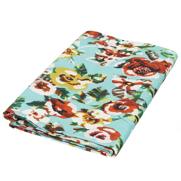 Cotton tablecloth RITA blue 140x235