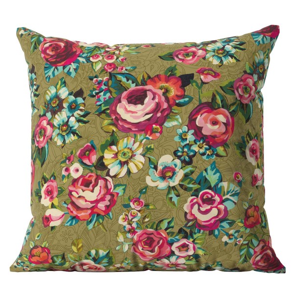 Housse de coussin velours DEVI doré