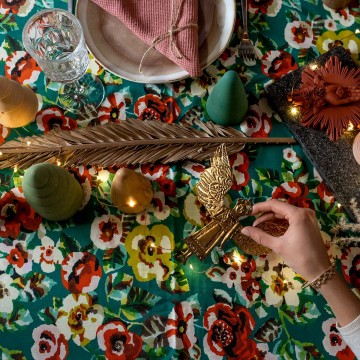 Mantel de algodón de Rita...
