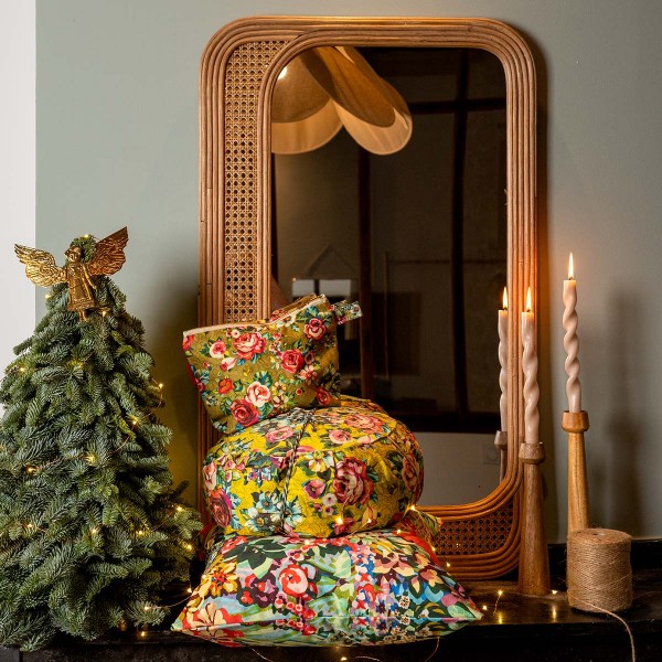 Zafu - Coussin de méditation DEVI jaune