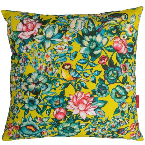 Housse de coussin extérieur NILA jaune