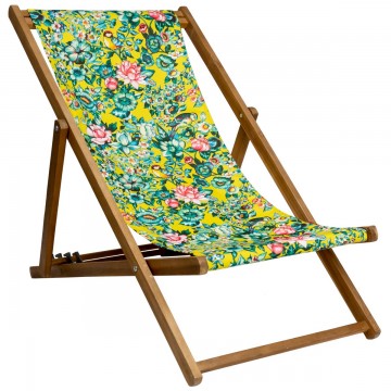 Deckchair canvas NILA yellow 2