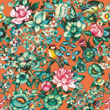 Deckchair canvas NILA orange