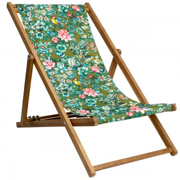 Deckchair canvas NILA brown 2