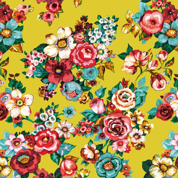 Canvas de cubierta de Sakuri amarilla