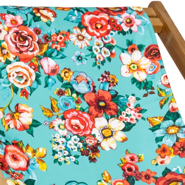 Toile de transat SAKURI turquoise