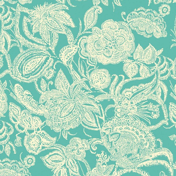 Deckchair canvas JASMIN blue