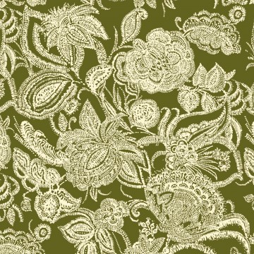 Deckchair canvas JASMIN brown