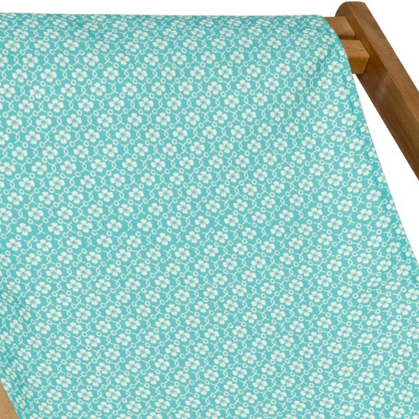Deckchair canvas ROSALIE blue