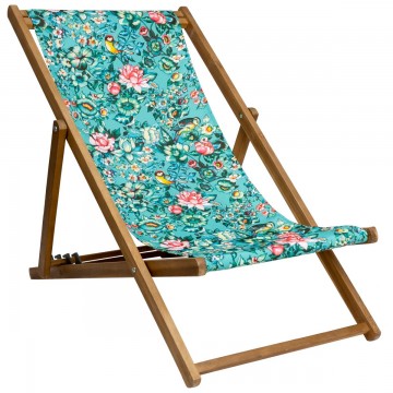 Deckchair canvas NILA blue 2