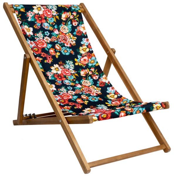 Deckchair canvas SAKURI nuit