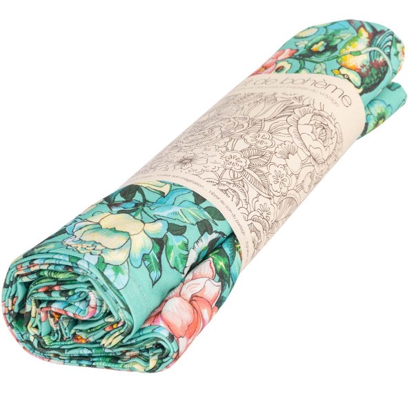 Nappe en coton NILA turquoise