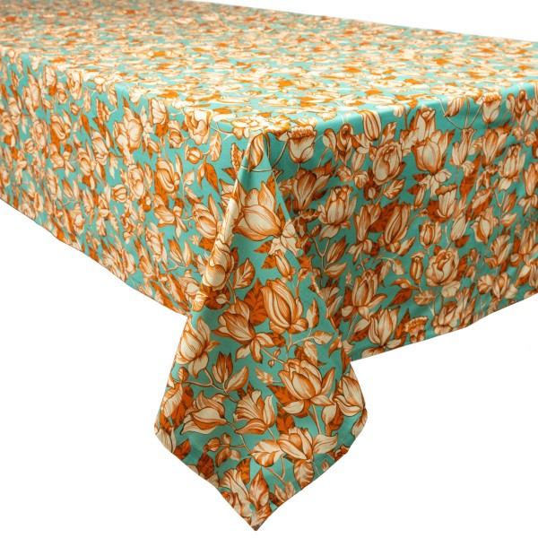 Mantel de algodón naranja aponi