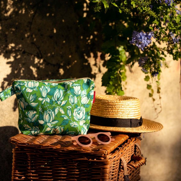 Pouch APONI vert 19x28cm