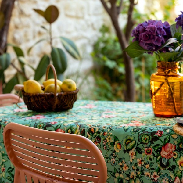 Nappe en coton NILA turquoise