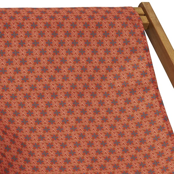 Deckchair canvas LOTUS orange