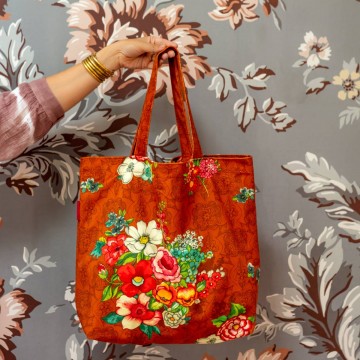 Bolsa de asas Velvet Hanami... 2