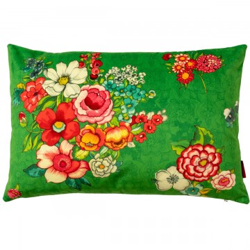 Velvet cushion cover HANAMI...