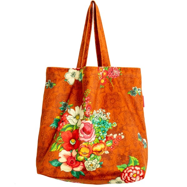 Tote Bag Velvet Hanami Cannella